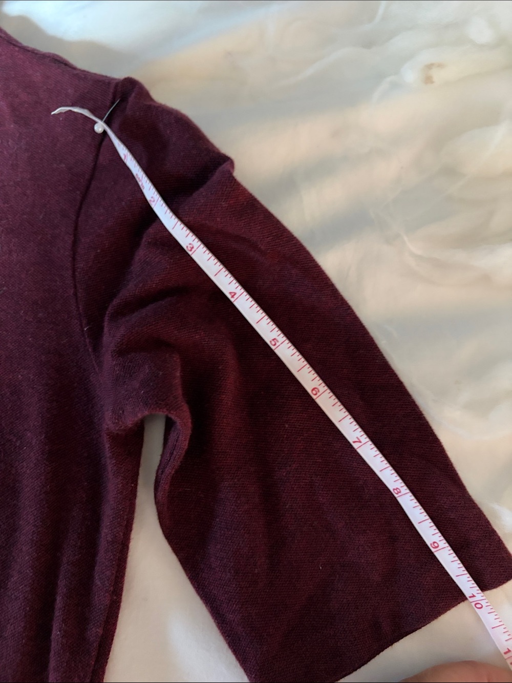 Lacoste Womerns Burgundy Polo with Embroidered Crocodile - Picture 2 of 6